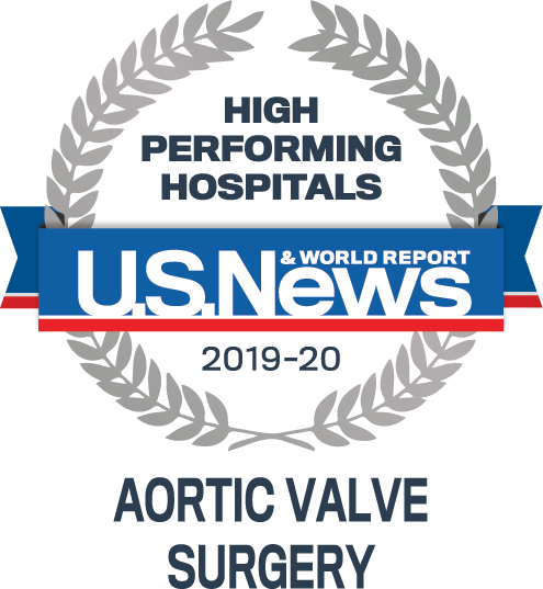 US News Award - Aortic Valve Surgery